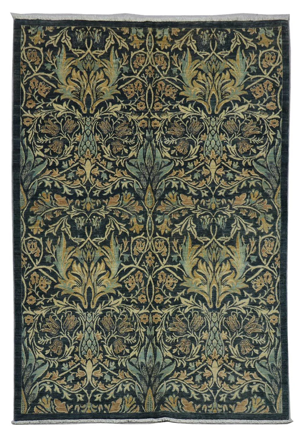 Ziegler Teppich 229 x 172 cm - petrolblau