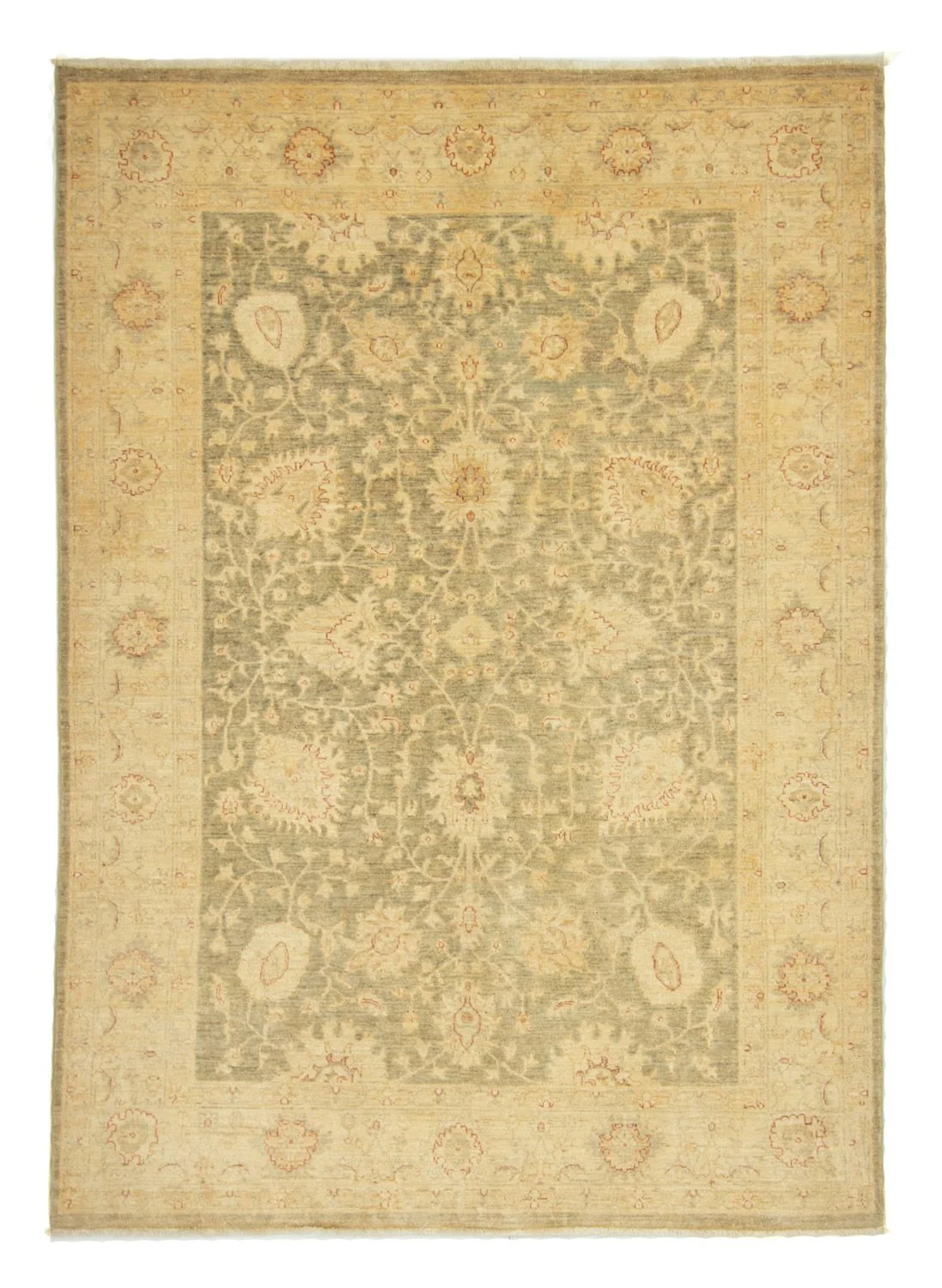 Ziegler Teppich 232 x 168 cm - grau