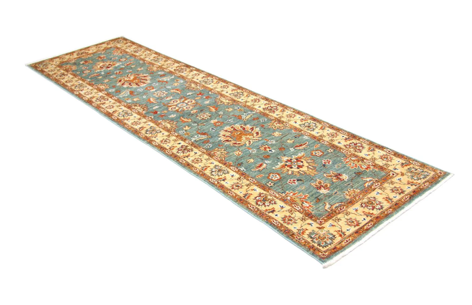 Ziegler Teppich 262 x 71 cm - blau - Image 3