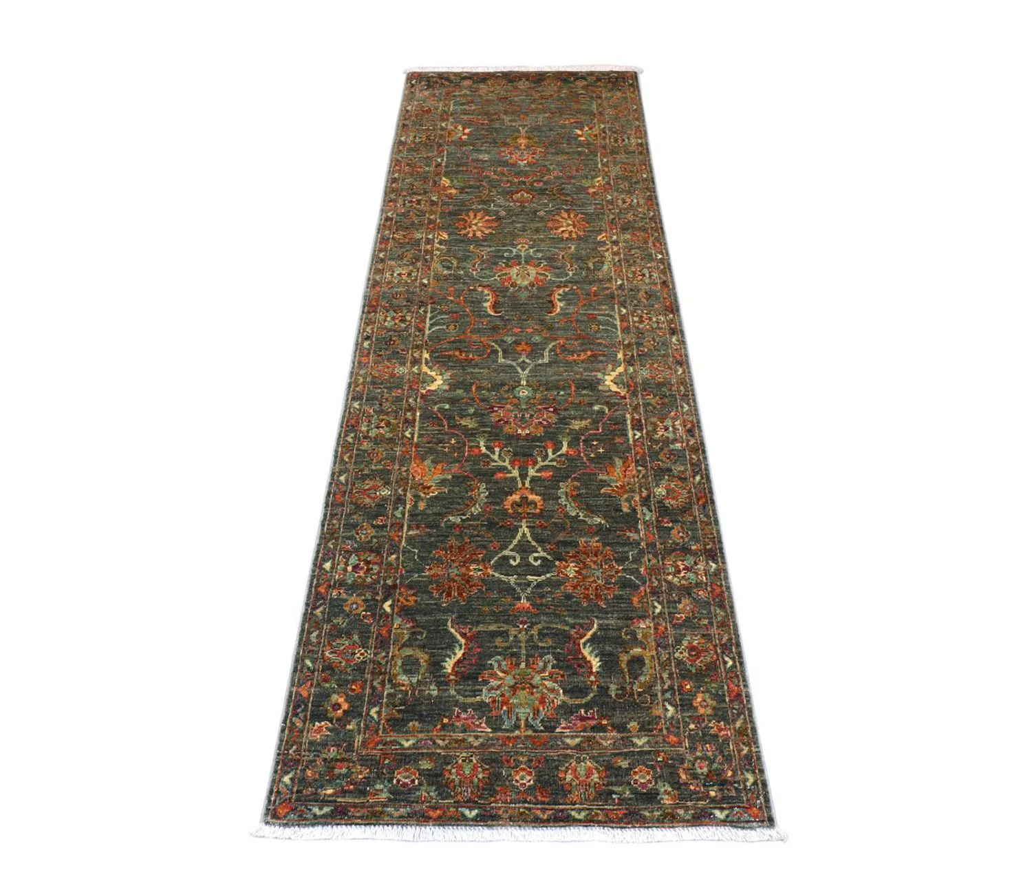 Ziegler Teppich 262 x 81 cm - olivgrün - Image 2