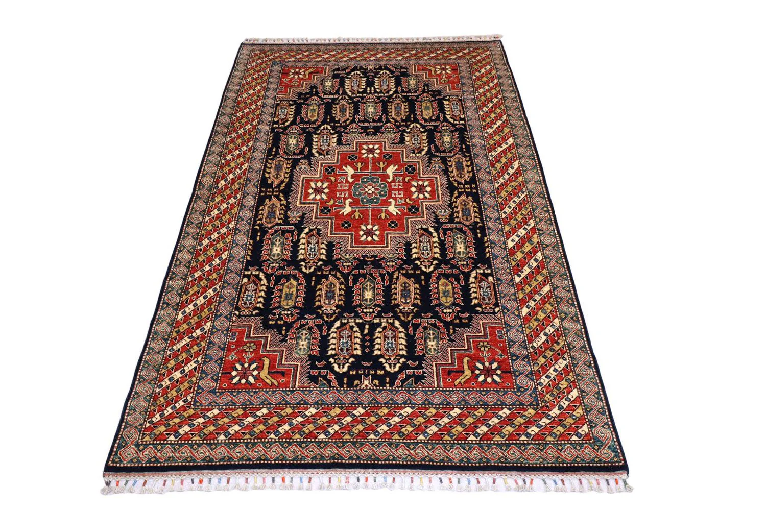 Ziegler Teppich 268 x 175 cm - dunkelblau - Image 4