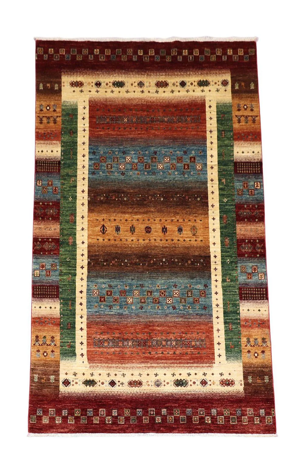 Ziegler Teppich 278 x 172 cm - dunkelrot