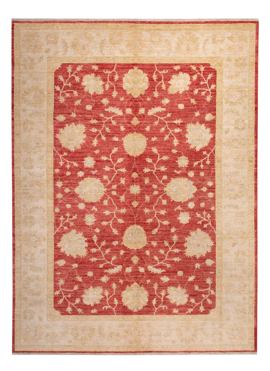 Ziegler Teppich - 291 x 207 cm - rot