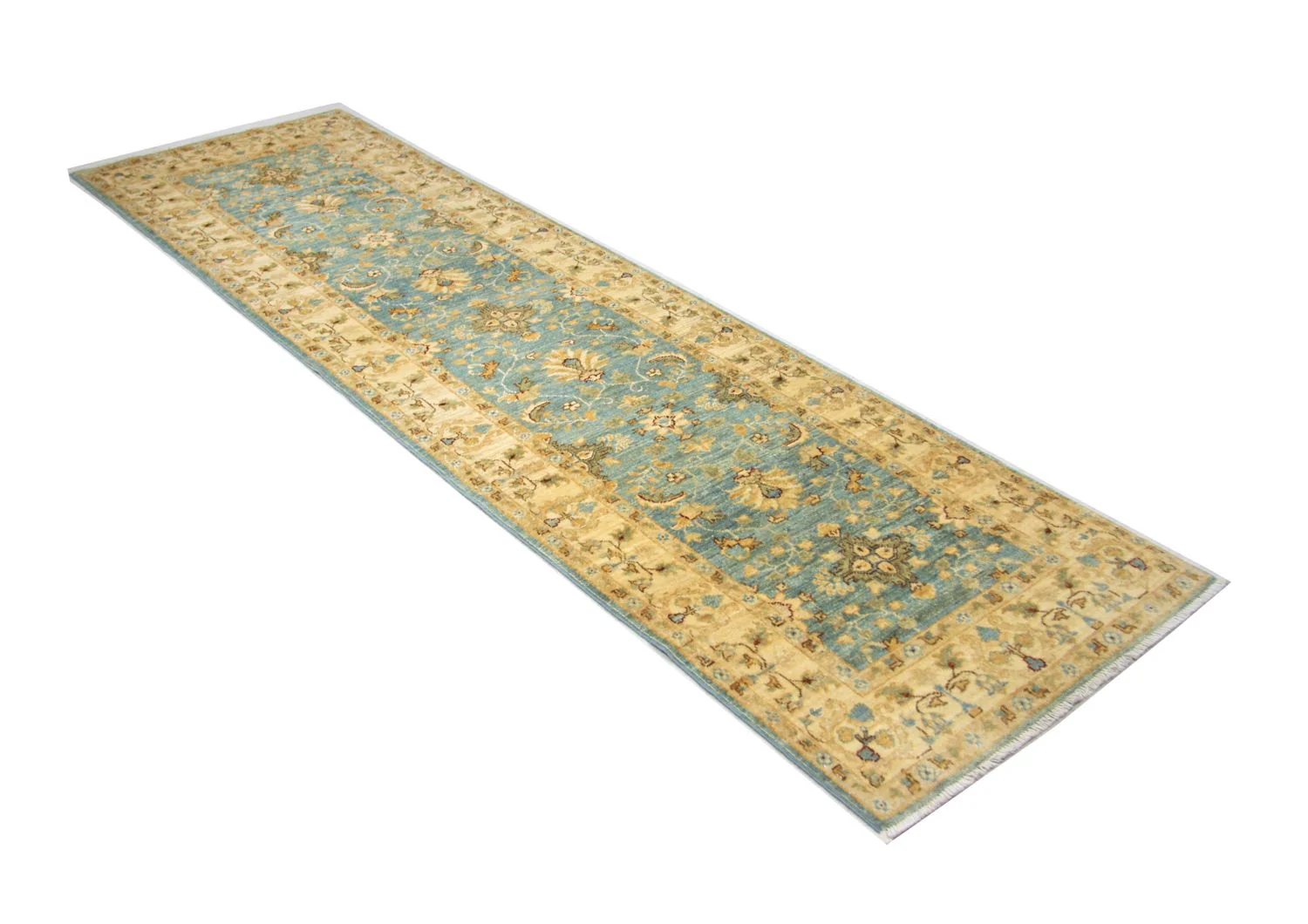 Ziegler Teppich 292 x 84 cm - blau - Image 3