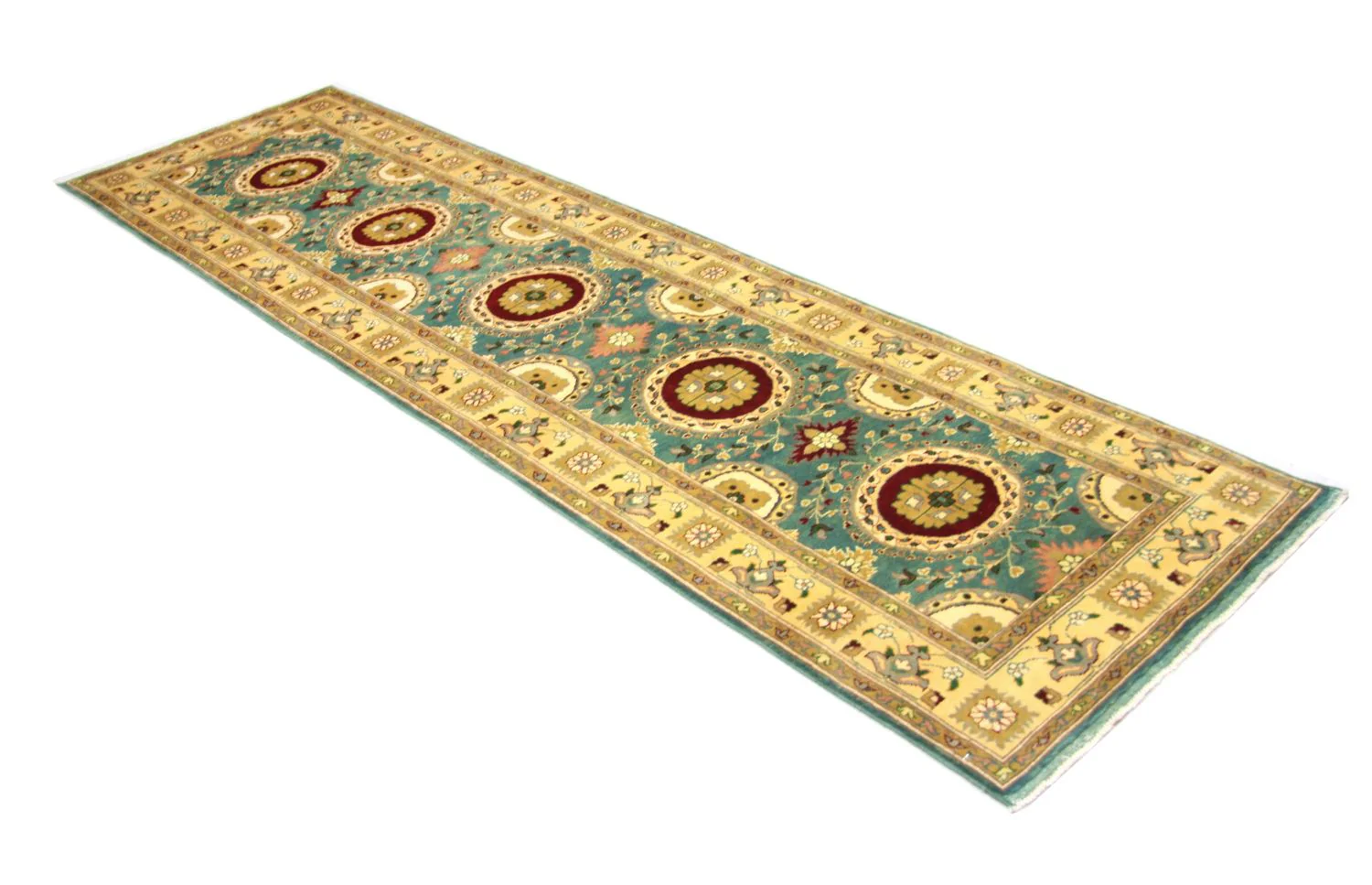 Ziegler Teppich 293 x 81 cm - blau - Image 3