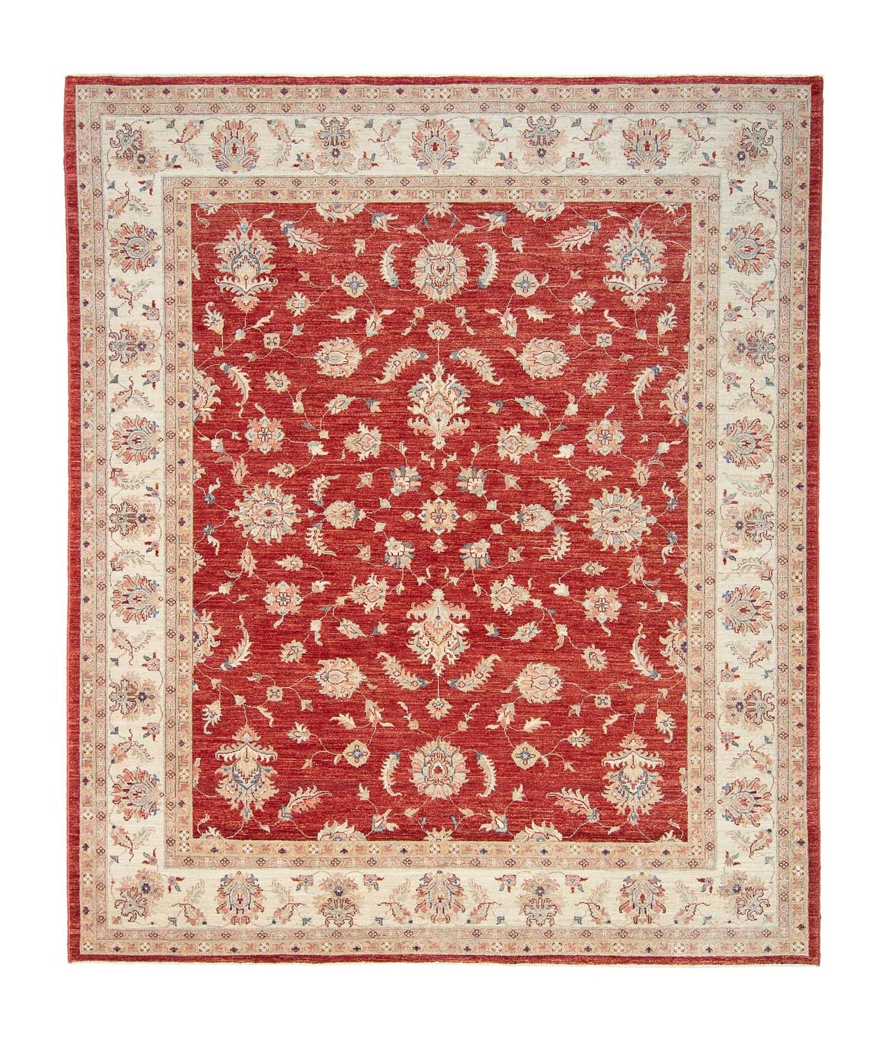 Ziegler Teppich 295 x 250 cm - dunkelrot