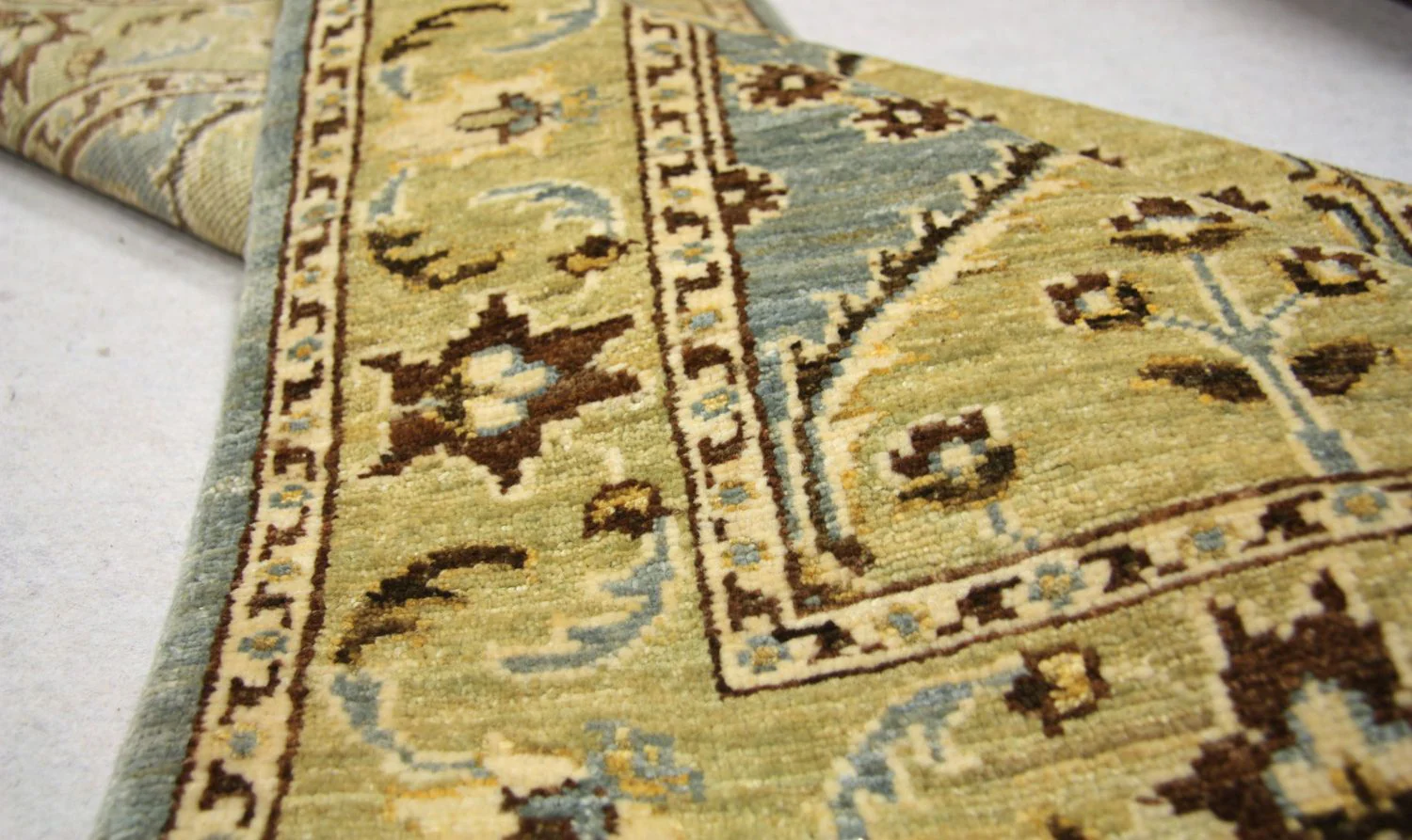 Ziegler Teppich 296 x 89 cm - blau - Image 2