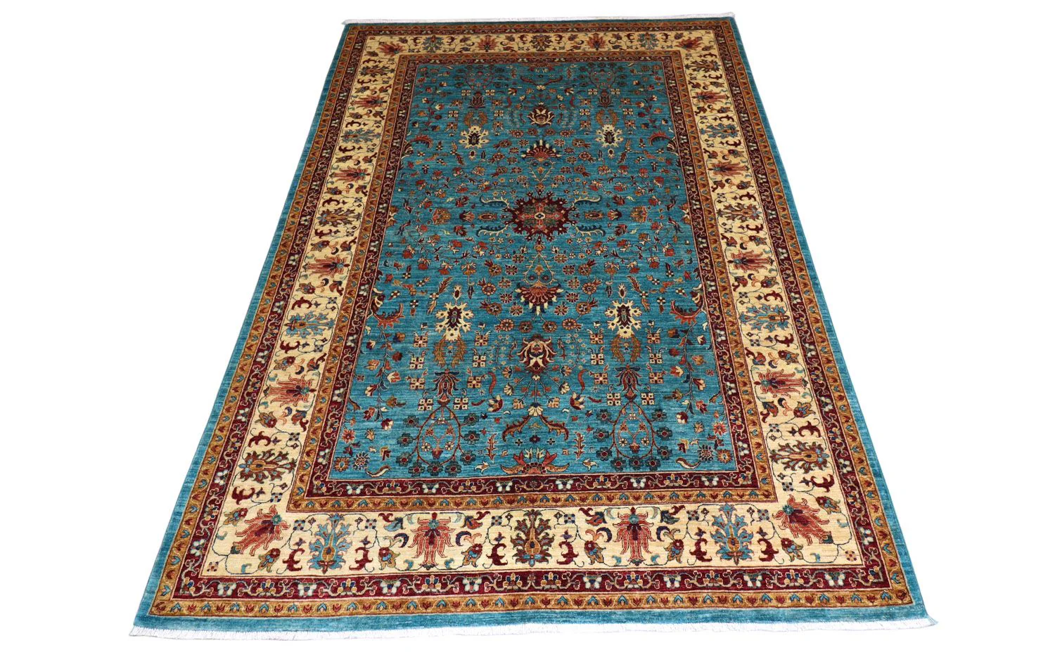 Ziegler Teppich 299 x 206 cm - seeblau - Image 2