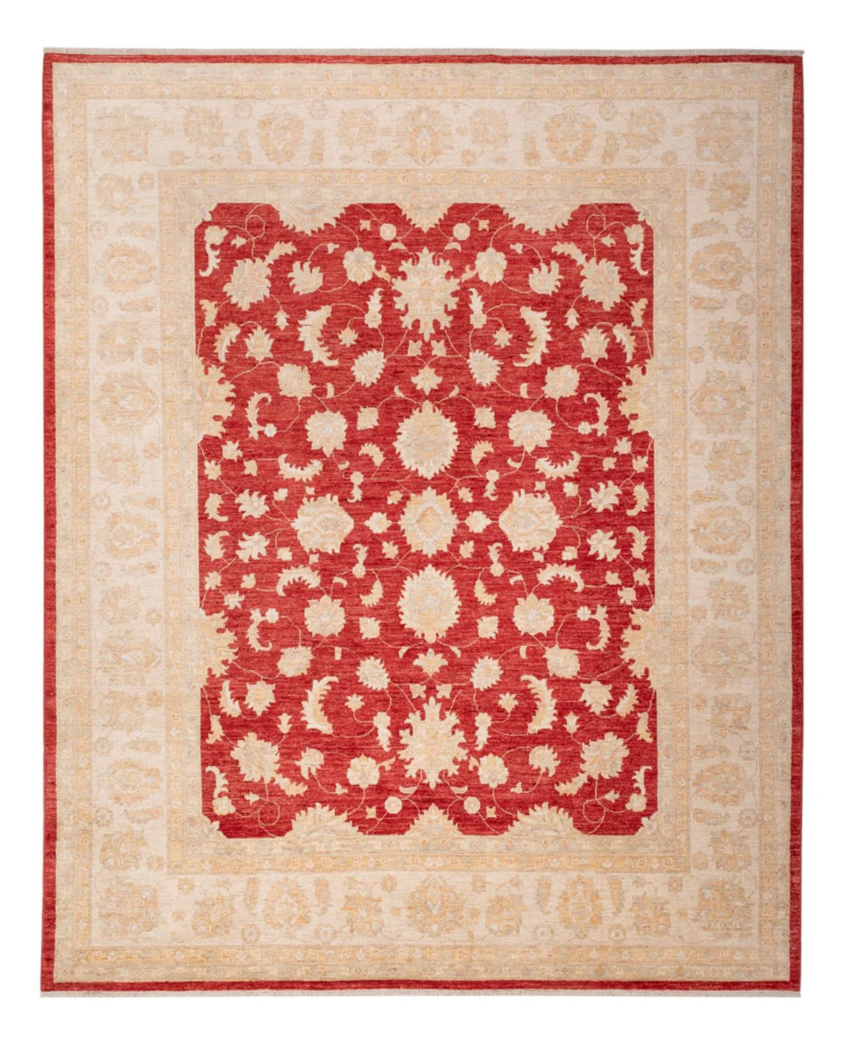 Ziegler Teppich - 303 x 250 cm - rot