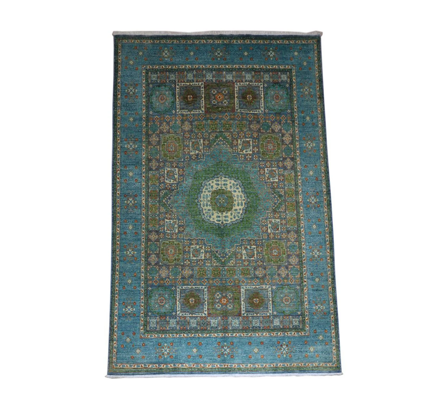 Ziegler Teppich 306 x 202 cm - seeblau