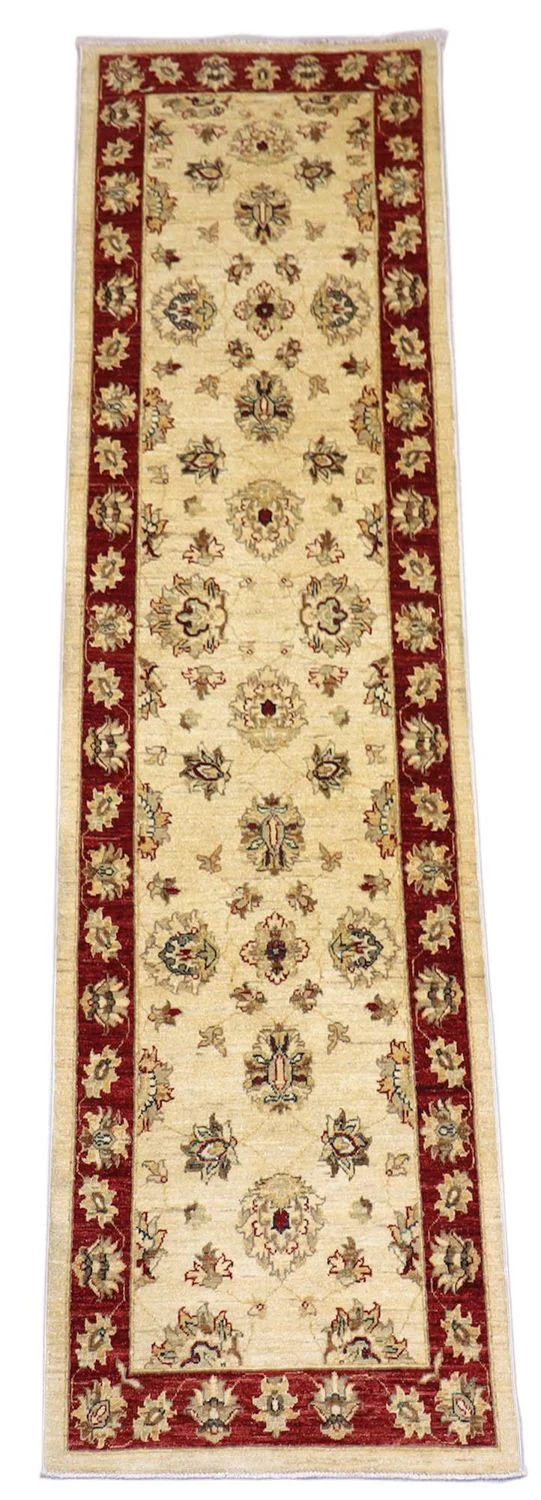 Ziegler Teppich 310 x 81 cm - dunkelrot
