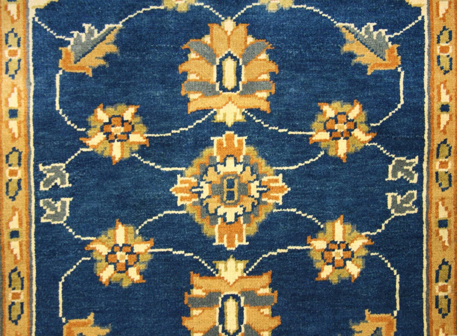 Ziegler Teppich 315 x 78 cm - blau - Image 2