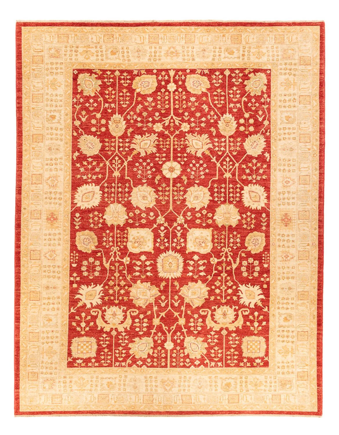 Ziegler Teppich - 340 x 254 cm - rot