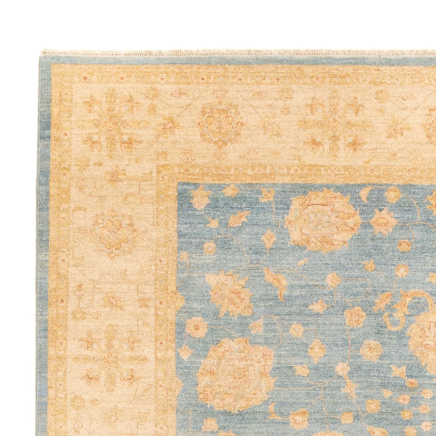 Ziegler Teppich - 343 x 258 cm - hellblau - Image 3