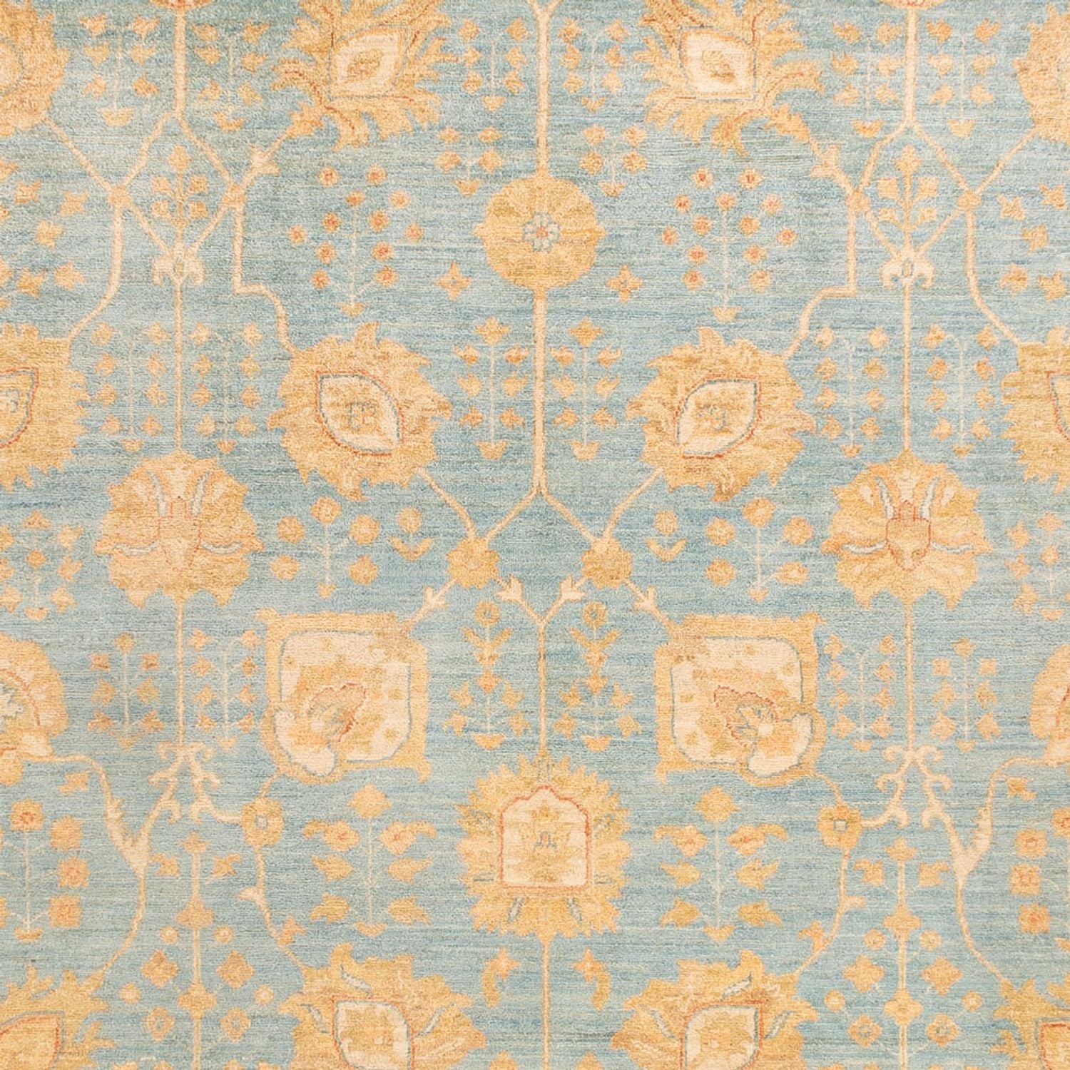Ziegler Teppich - 345 x 257 cm - hellblau - Image 2