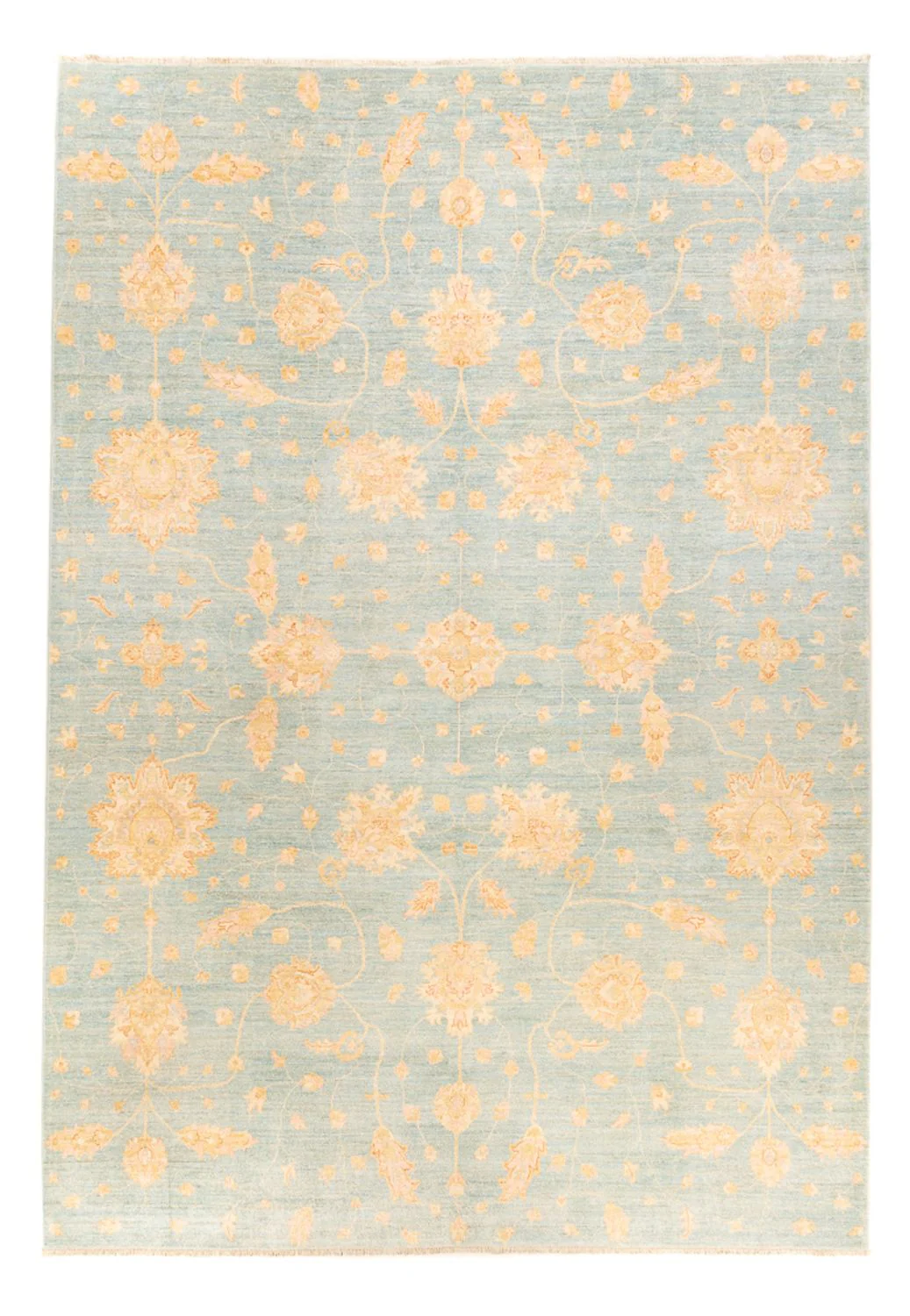 Ziegler Teppich - 352 x 253 cm - hellblau