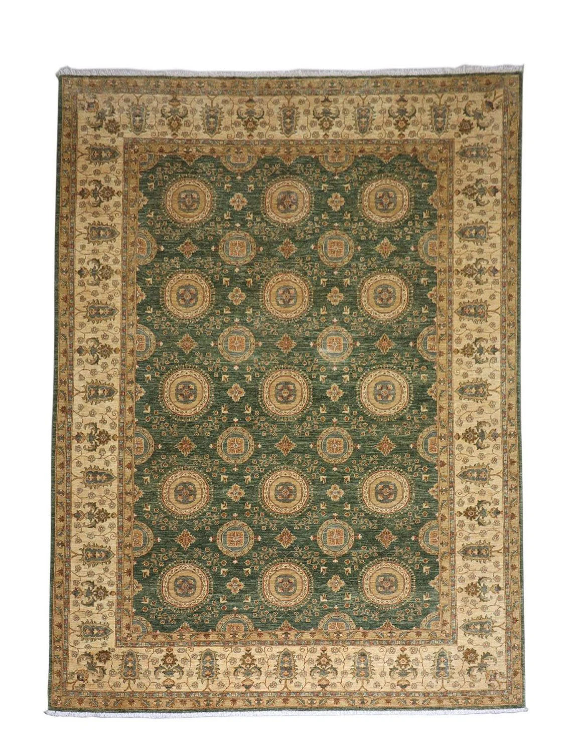 Ziegler Teppich 356 x 273 cm - grün