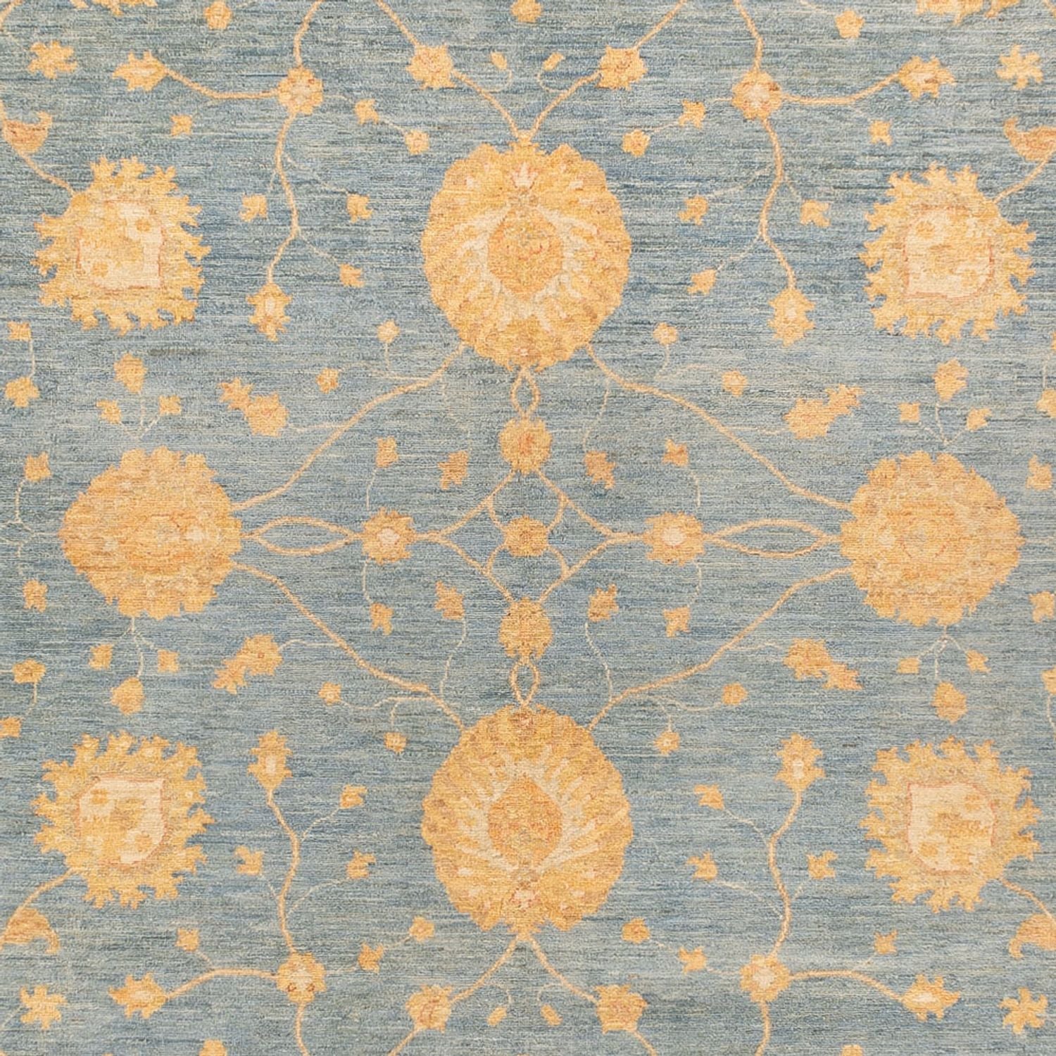 Ziegler Teppich - 369 x 273 cm - seeblau - Image 2
