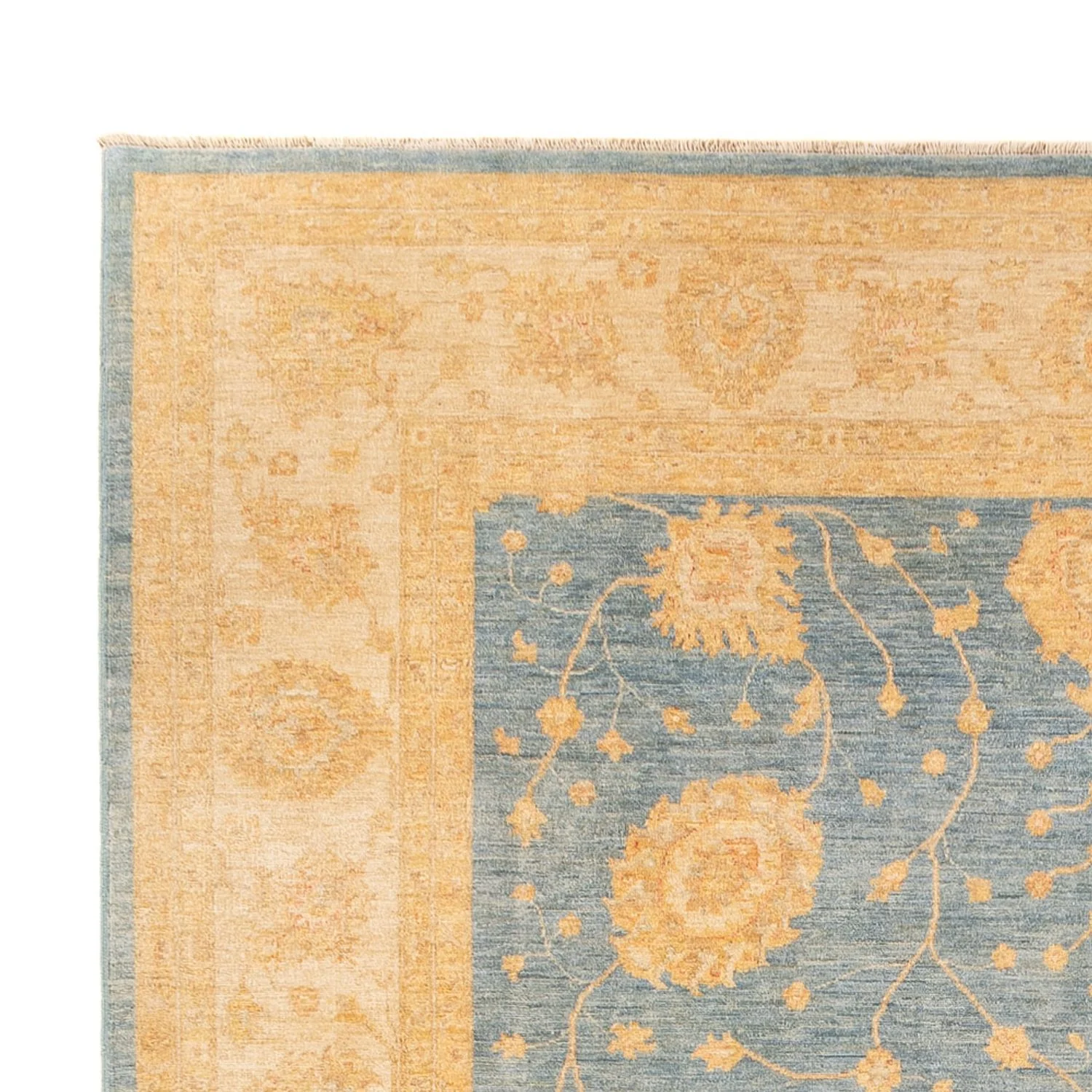 Ziegler Teppich - 369 x 273 cm - seeblau - Image 3