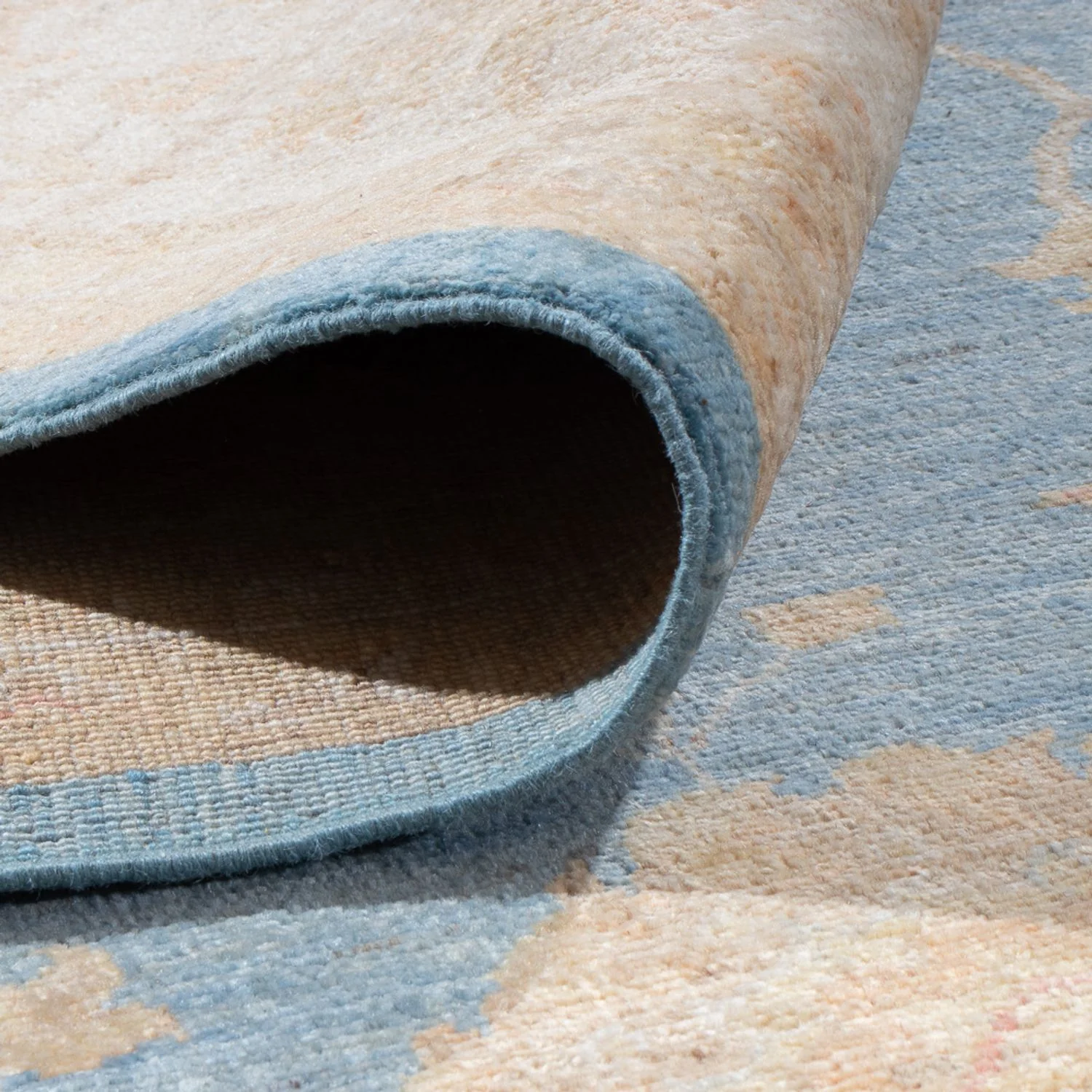Ziegler Teppich - 369 x 273 cm - seeblau - Image 4