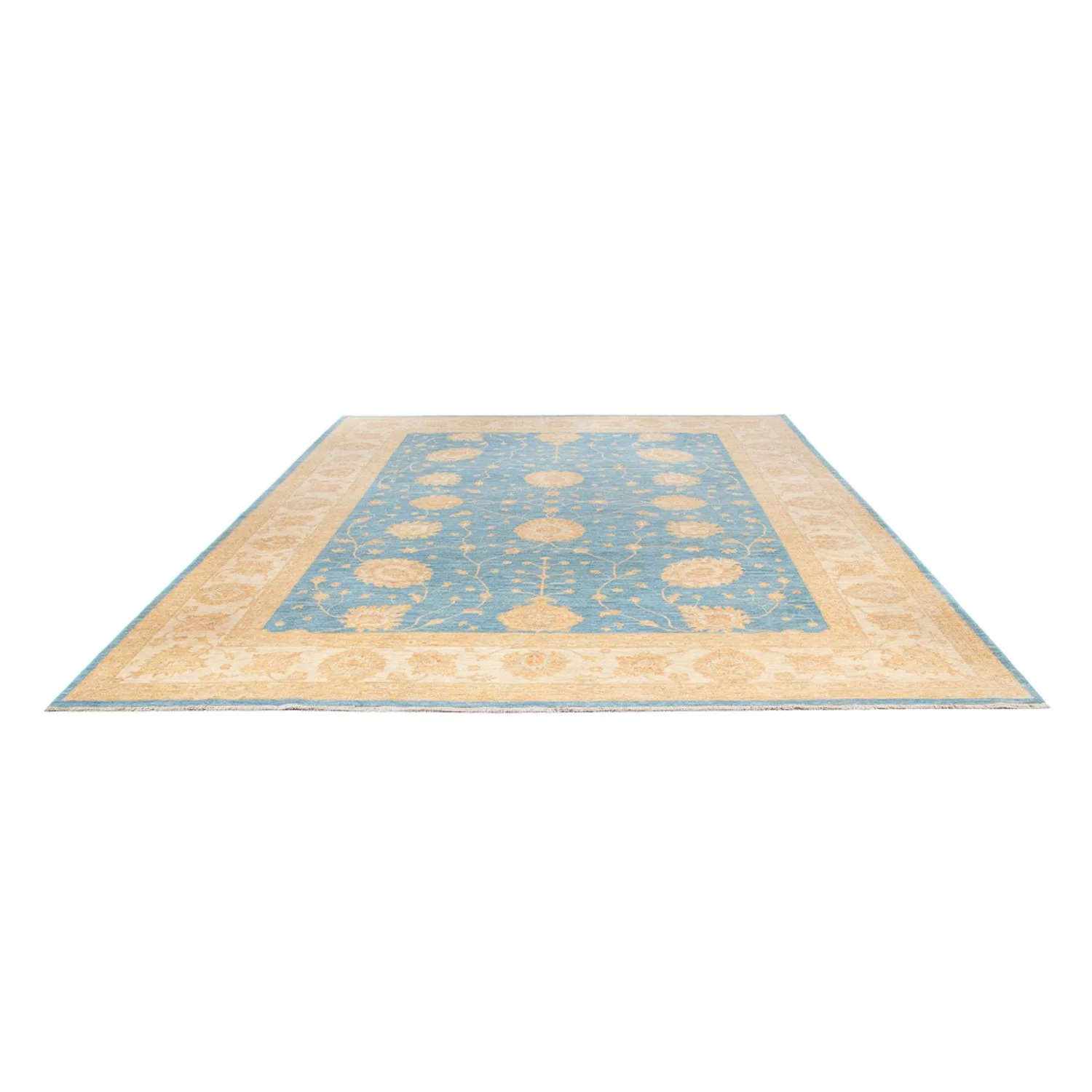 Ziegler Teppich - 369 x 273 cm - seeblau - Image 5