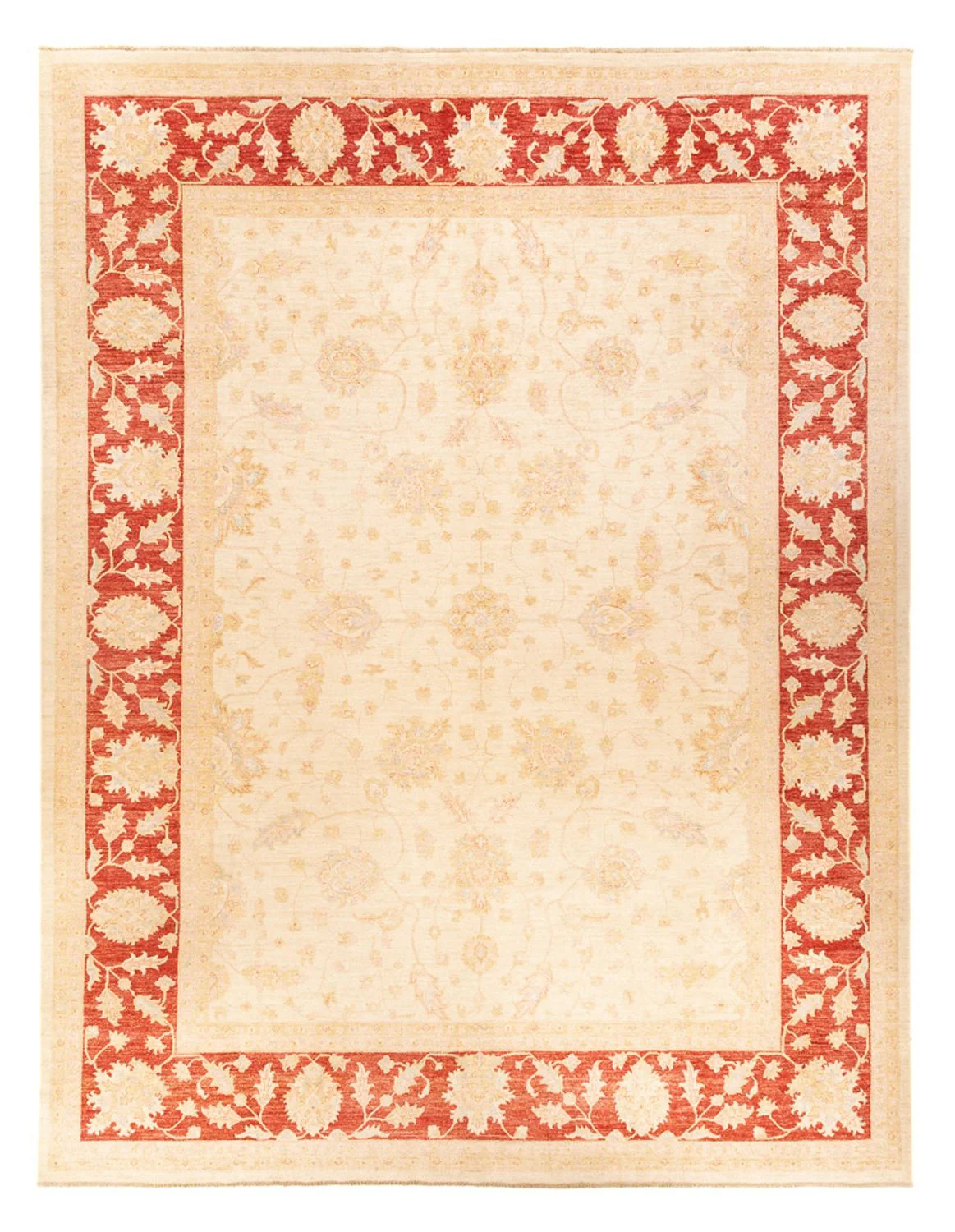 Ziegler Teppich - 394 x 305 cm - beige