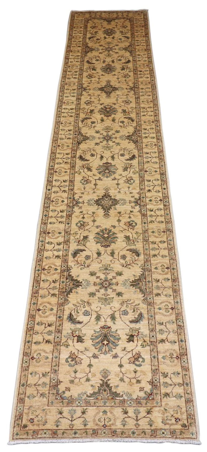 Ziegler Teppich 394 x 78 cm - beige - Image 2