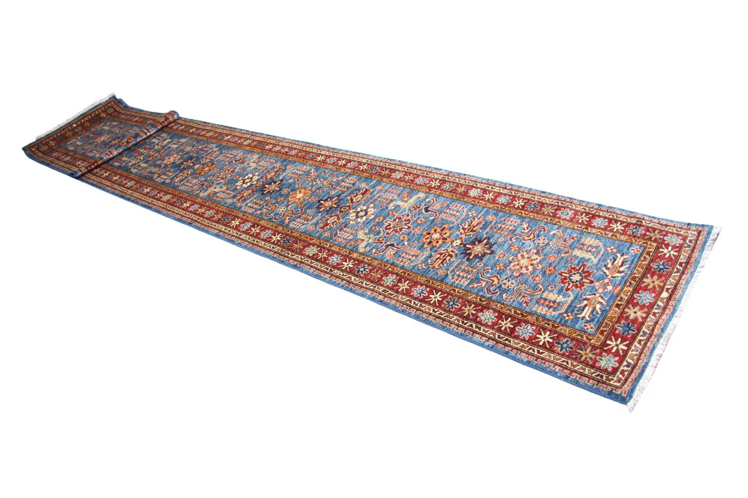 Ziegler Teppich 600 x 82 cm - blau - Image 5