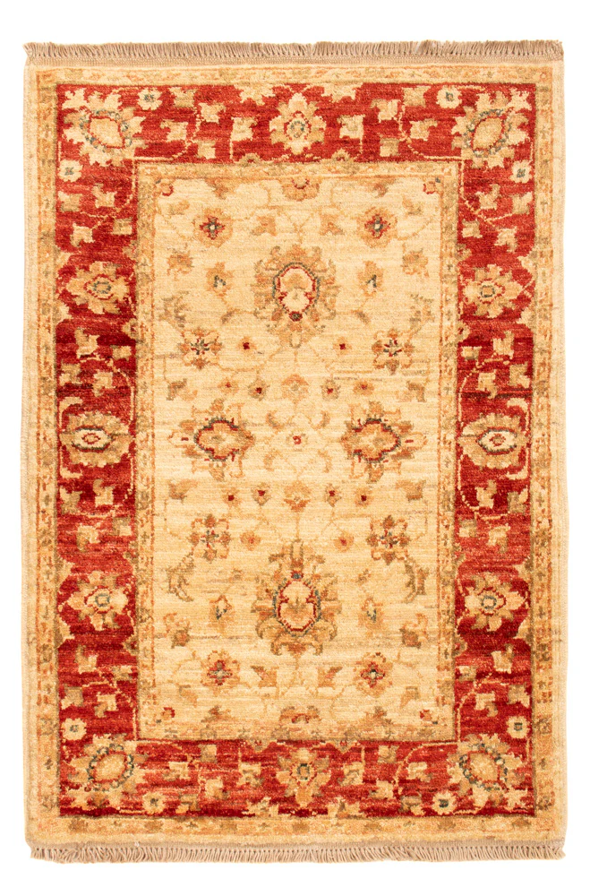 Ziegler Teppich - 89 x 61 cm - beige
