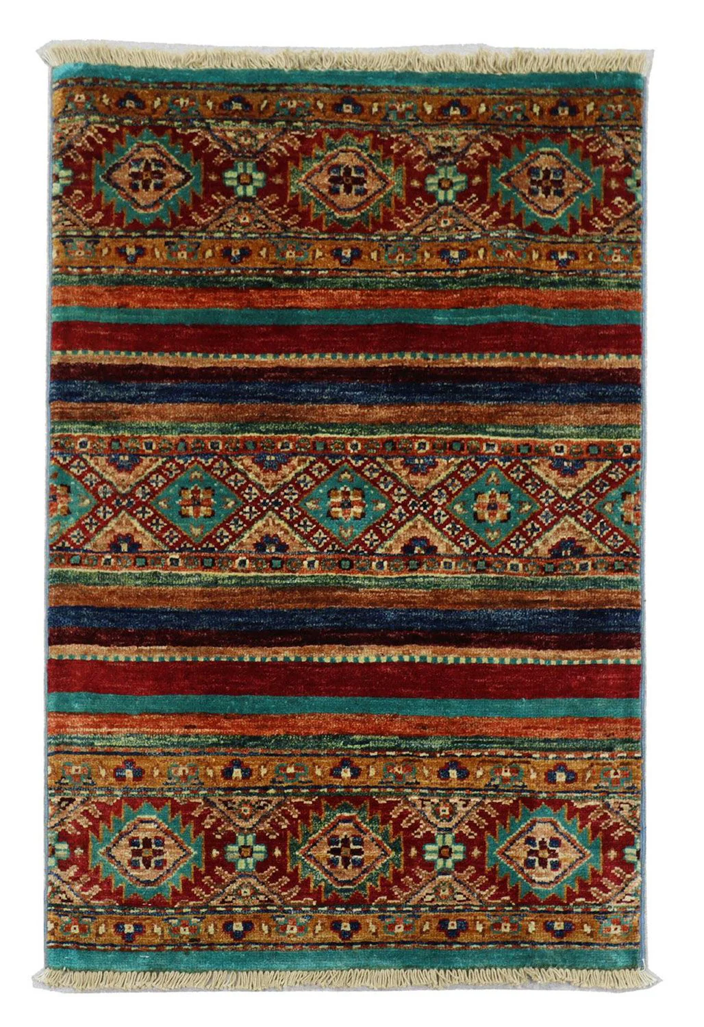 Ziegler Teppich 89 x 64 cm - mehrfarbig