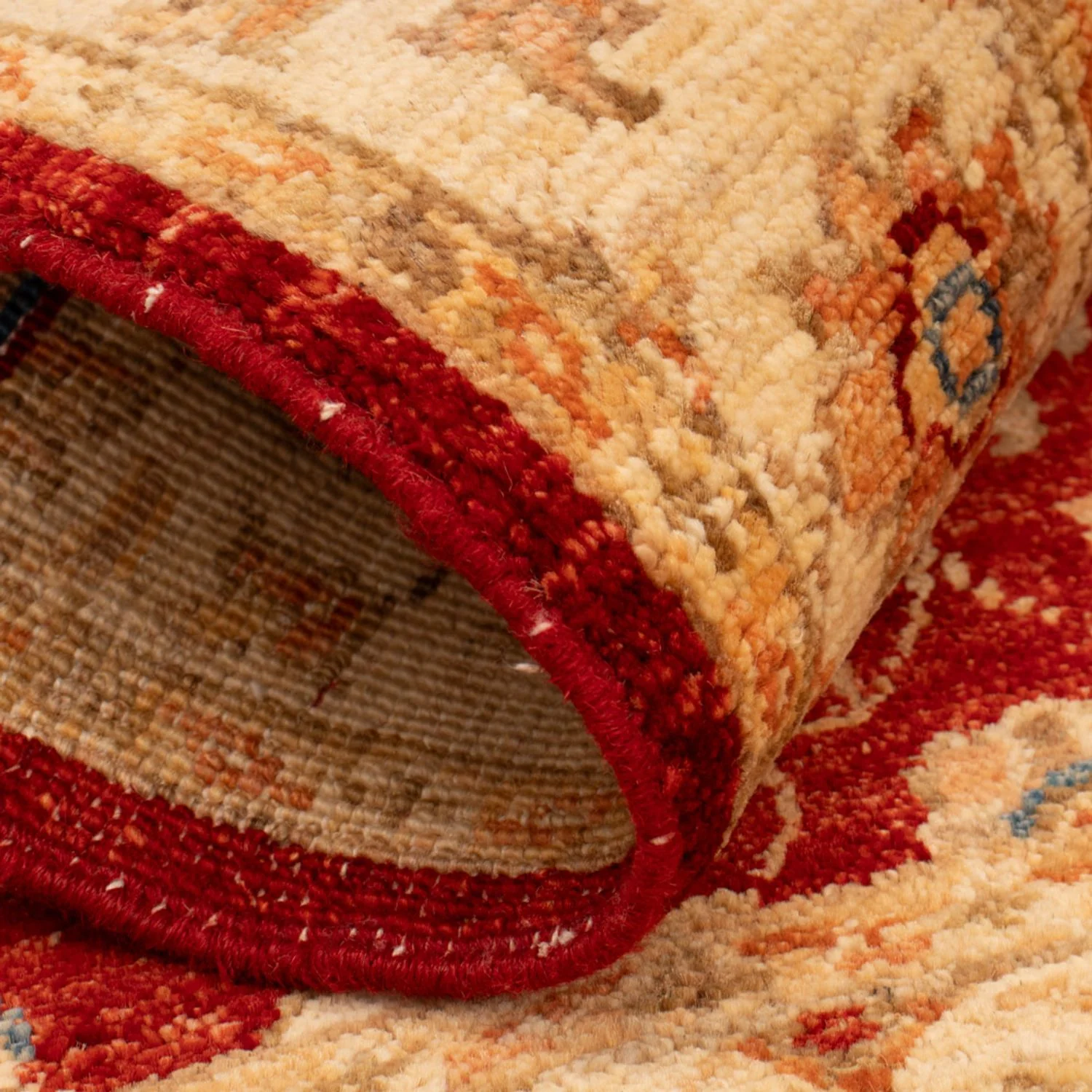 Ziegler Teppich - 90 x 60 cm - bordeauxrot - Image 4