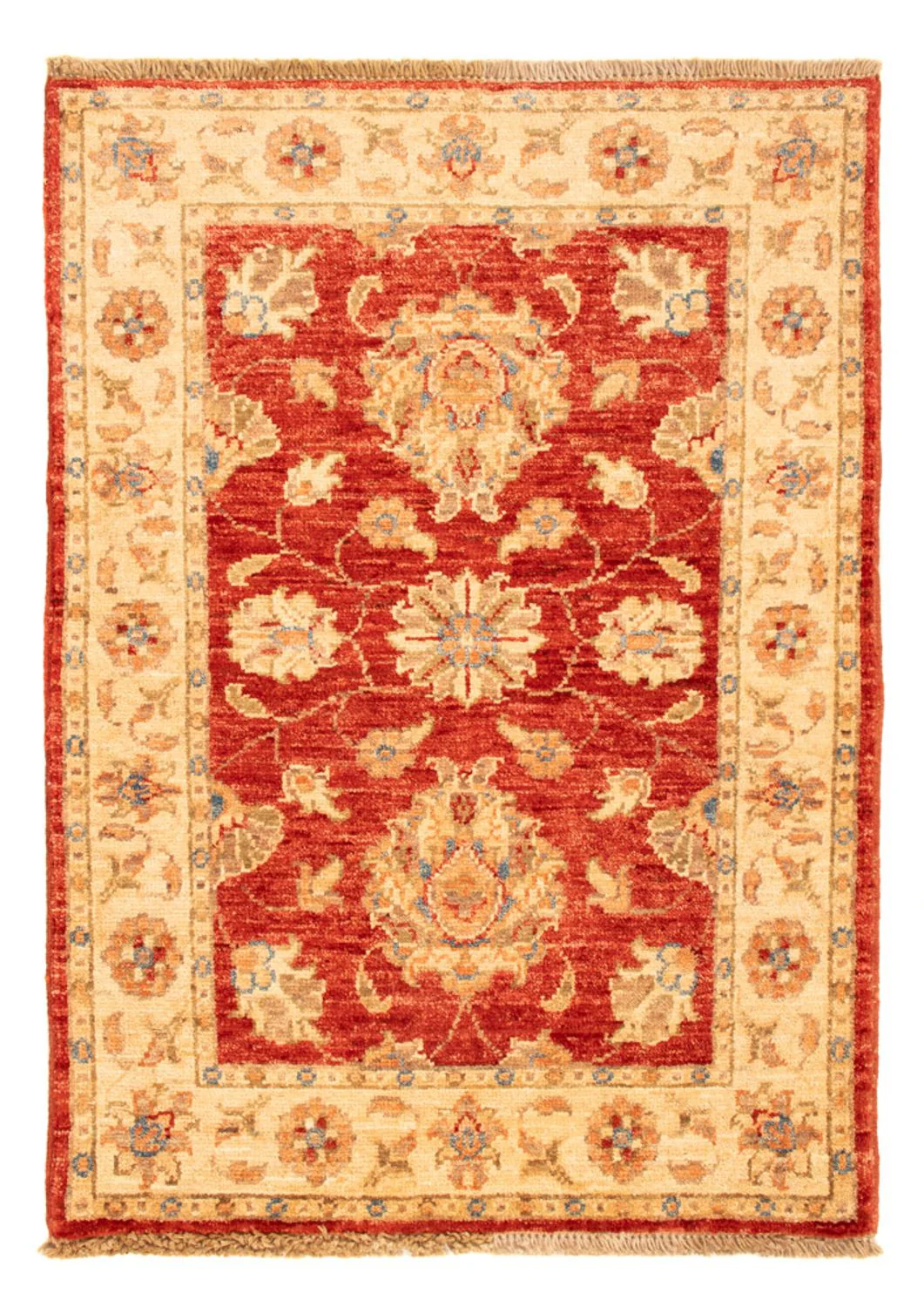 Ziegler Teppich - 92 x 63 cm - rot