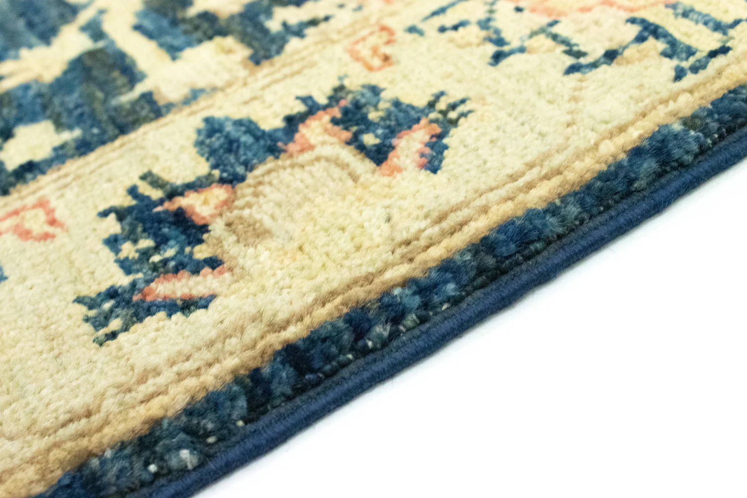 Ziegler Teppich 96 x 62 cm - dunkelblau - Image 3