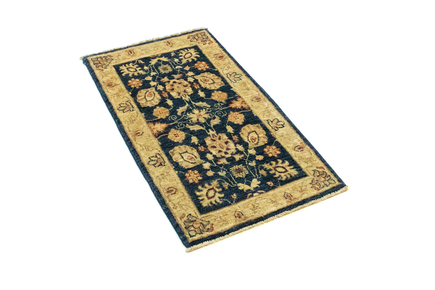 Ziegler Teppich 98 x 52 cm - dunkelblau - Image 5