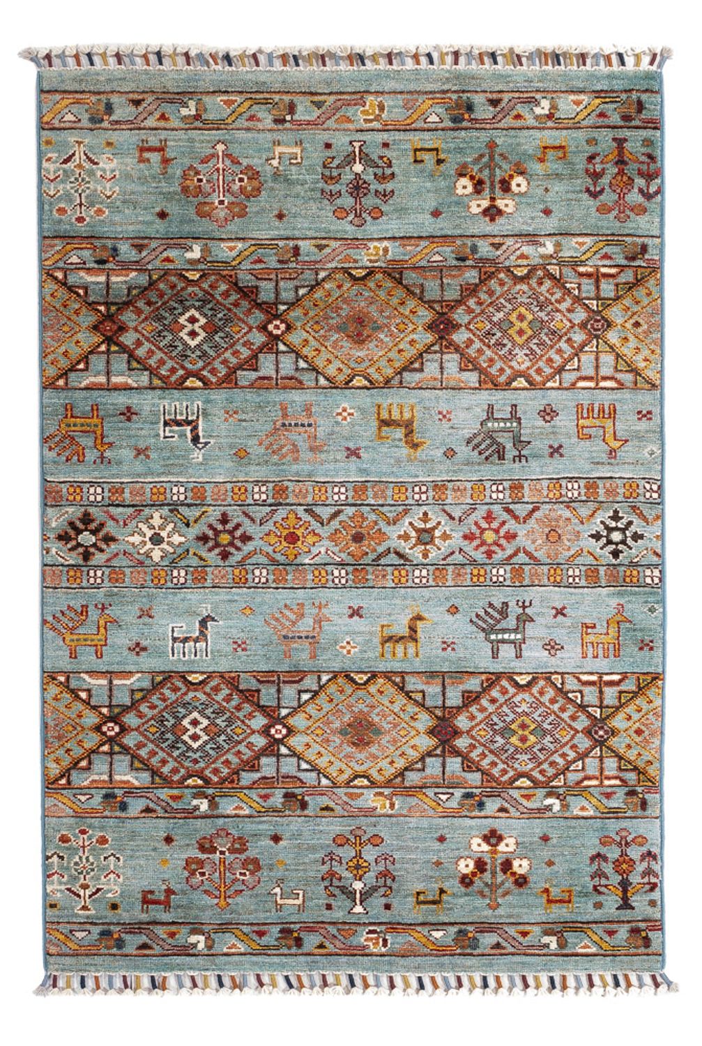 Ziegler Teppich - Ariana - 122 x 83 cm - hellblau