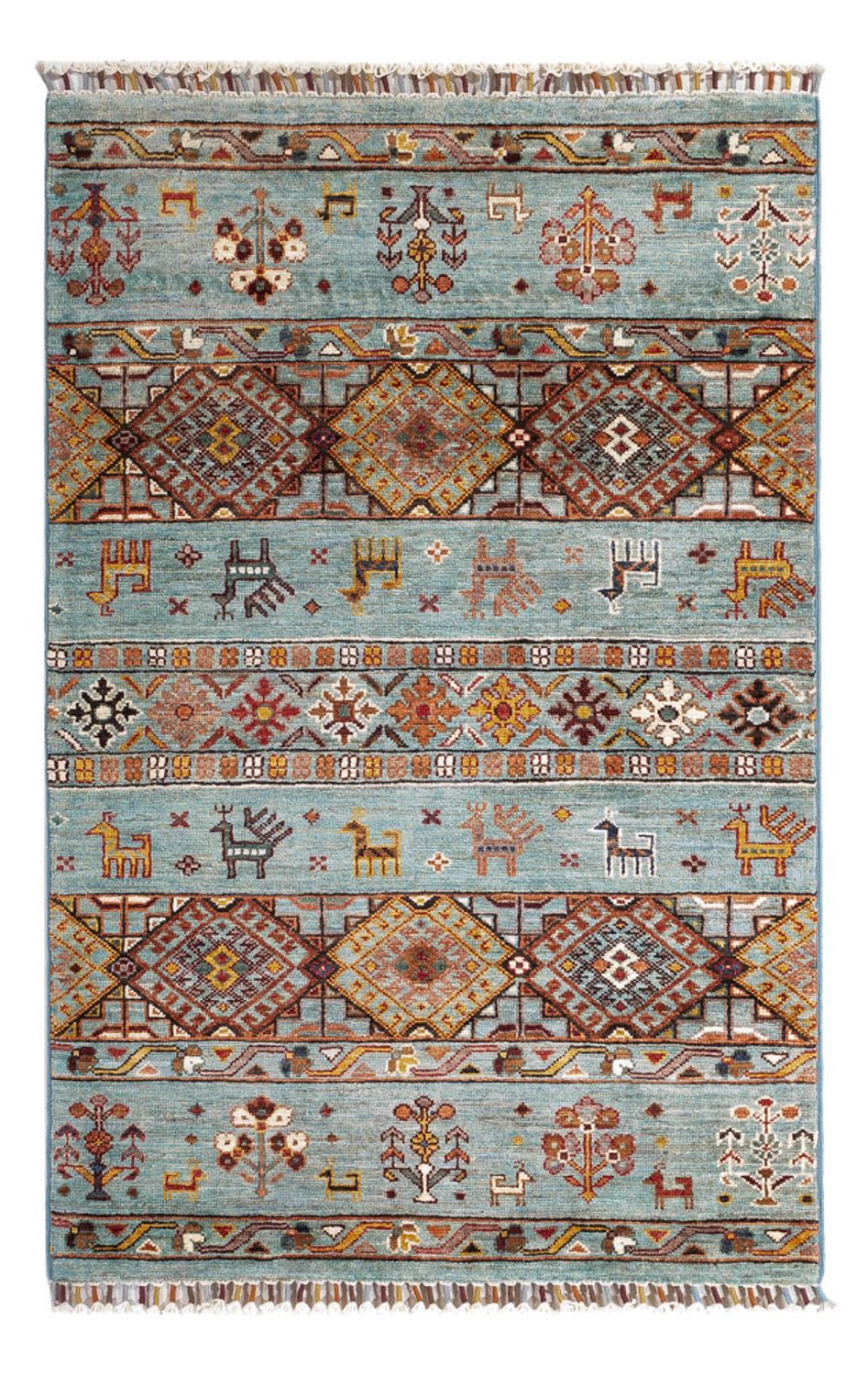 Ziegler Teppich - Ariana - 123 x 82 cm - hellblau