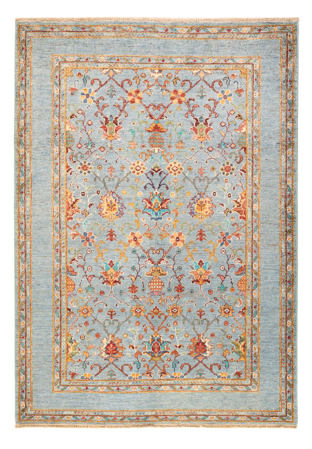 Ziegler Teppich - Ariana - 178 x 124 cm - hellblau