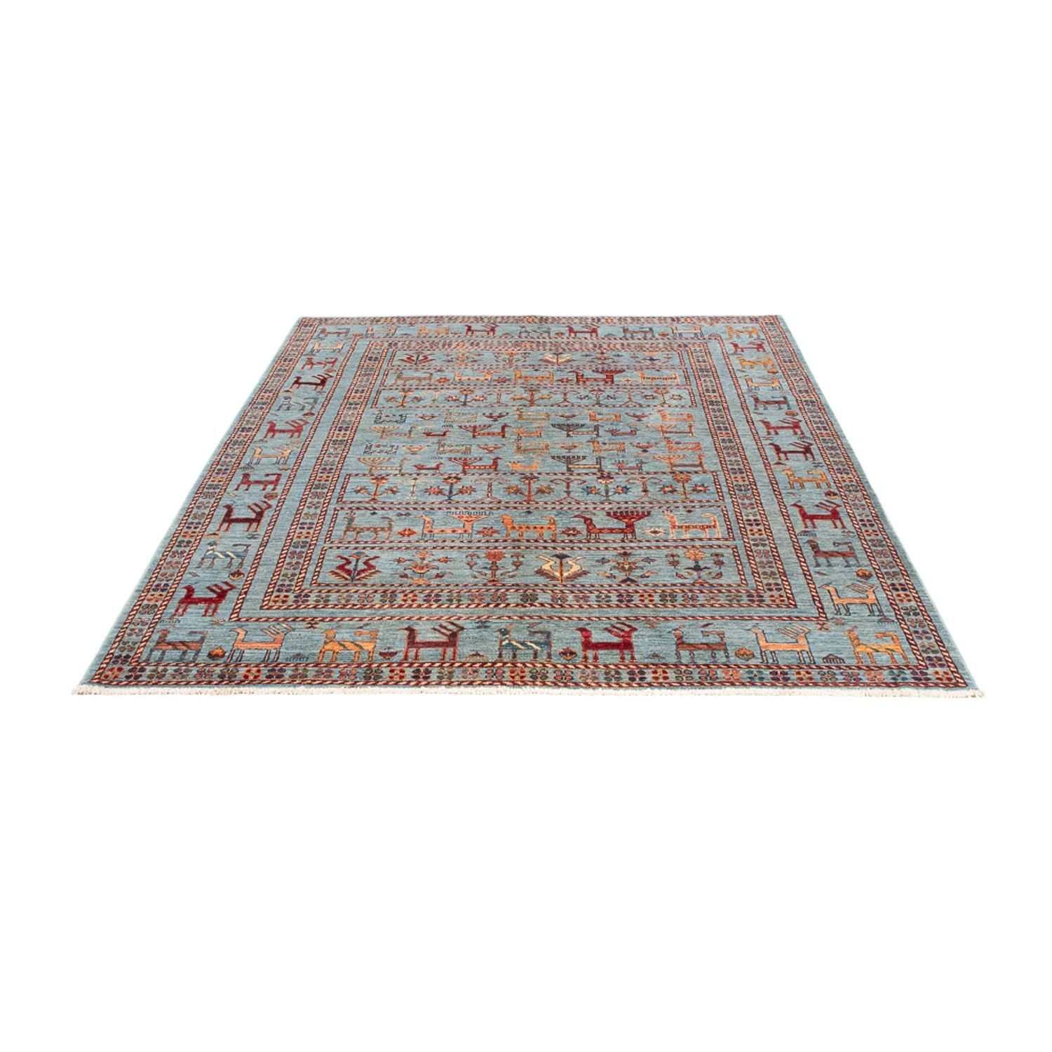 Ziegler Teppich - Ariana - 198 x 156 cm - hellblau - Image 5