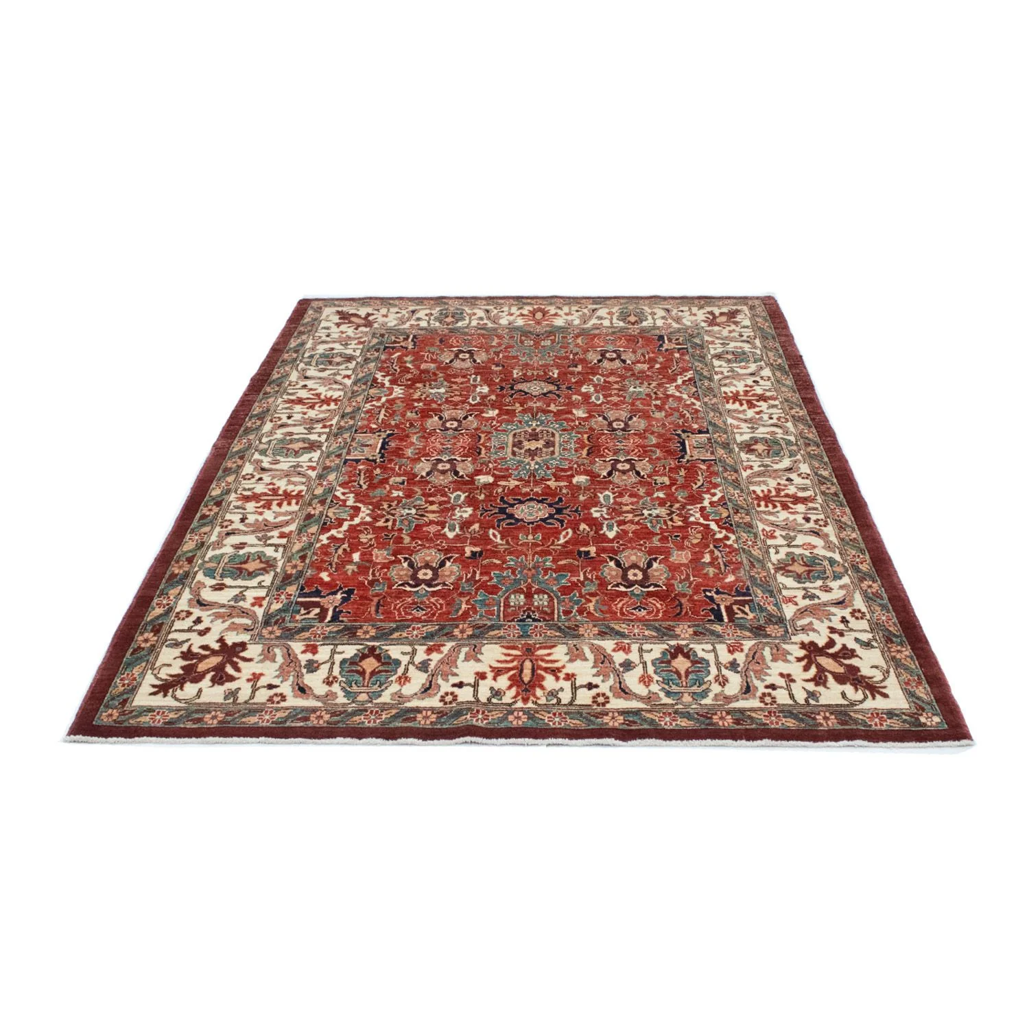 Ziegler Teppich - Ariana 200 x 148 cm - dunkelrot - Image 5