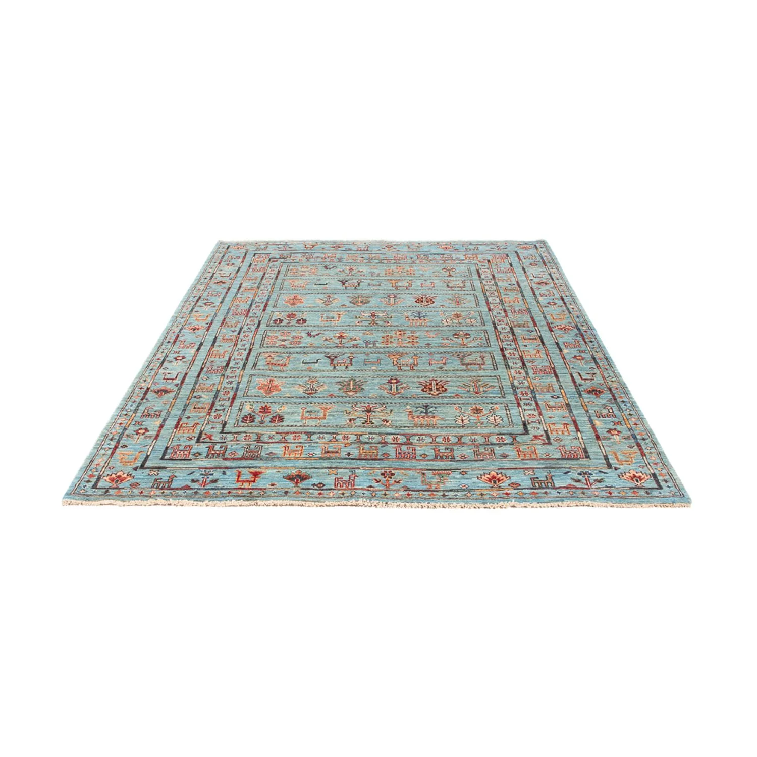 Ziegler Teppich - Ariana - 211 x 156 cm - hellblau - Image 5