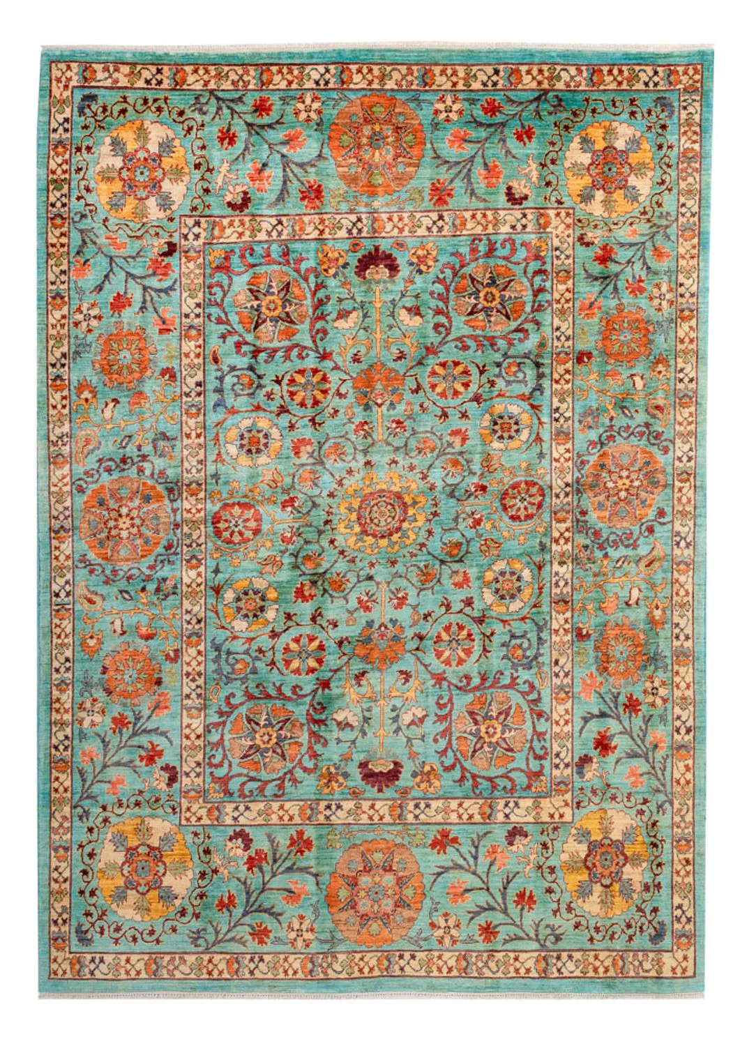 Ziegler Teppich - Ariana - 260 x 190 cm - hellblau
