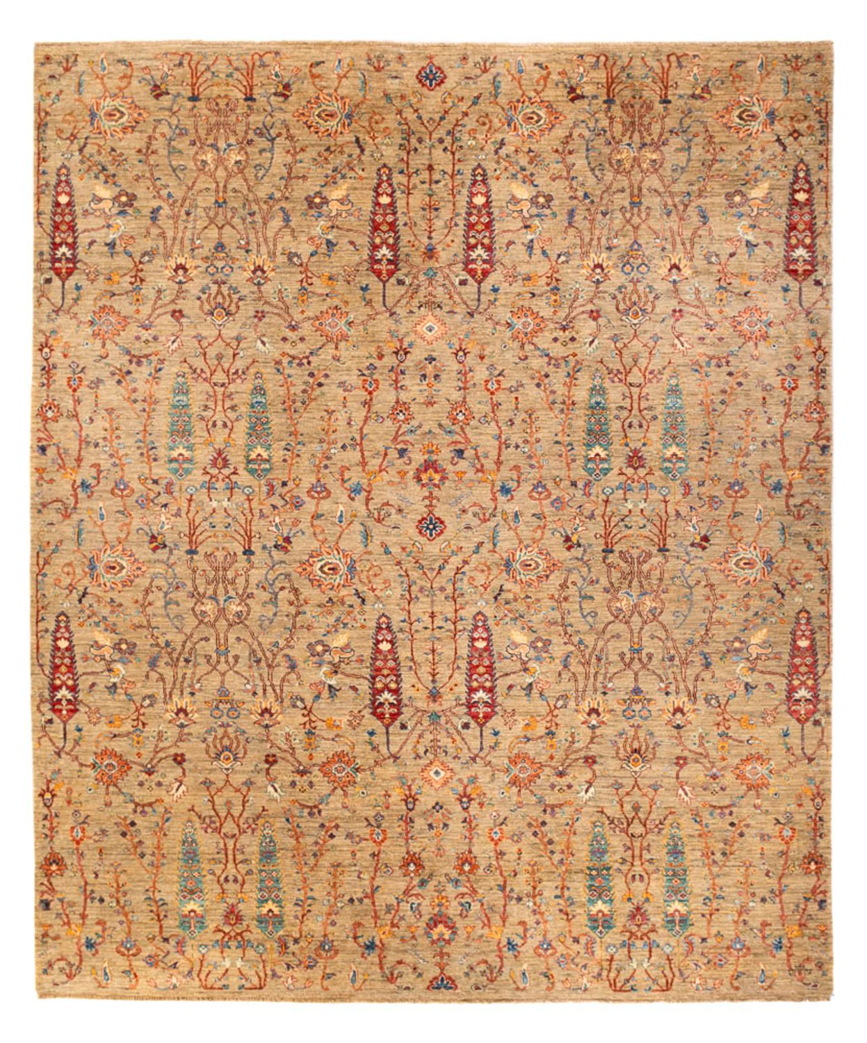 Ziegler Teppich - Ariana - 293 x 246 cm - dunkelbeige