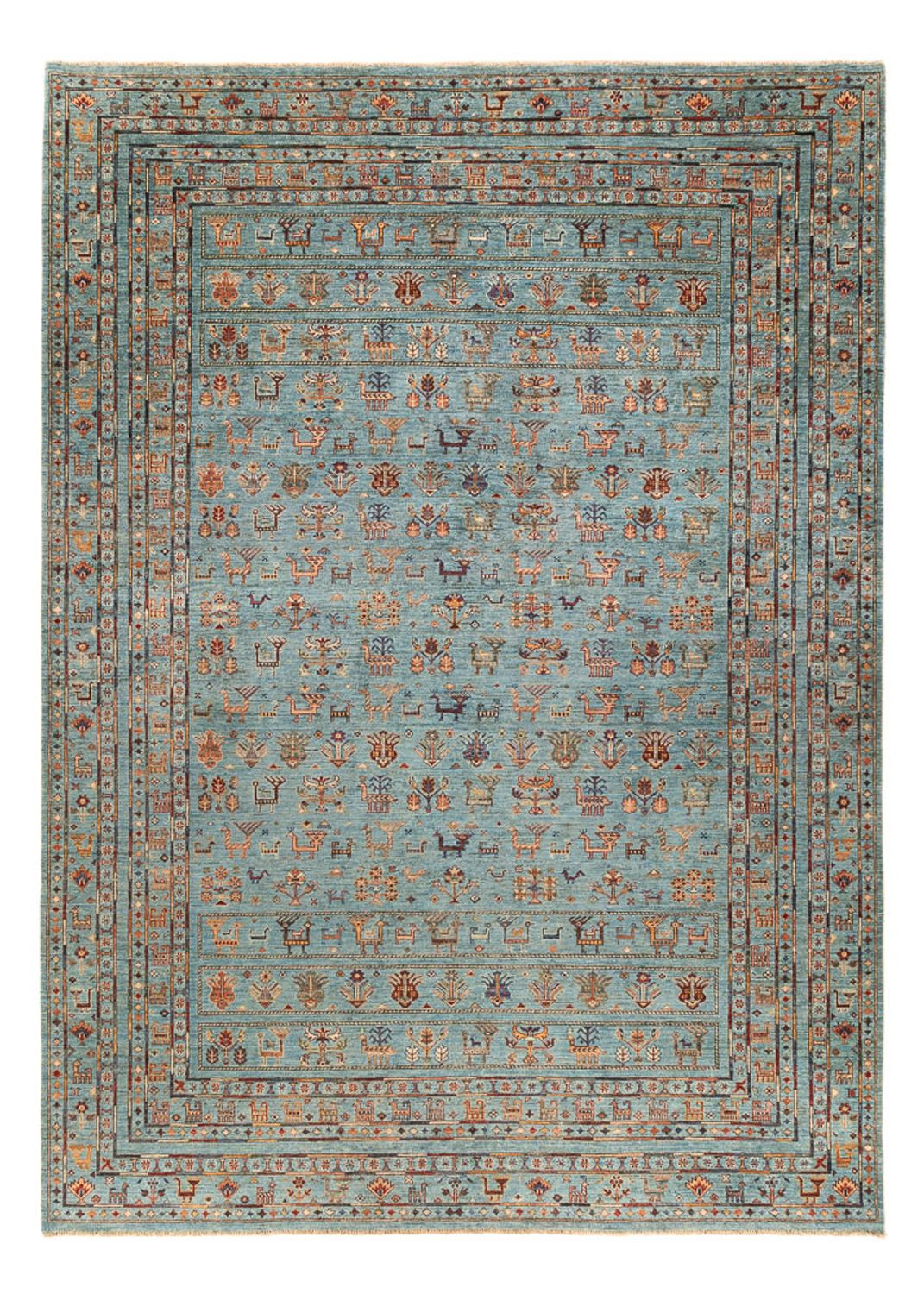 Ziegler Teppich - Ariana - 341 x 246 cm - dunkelblau