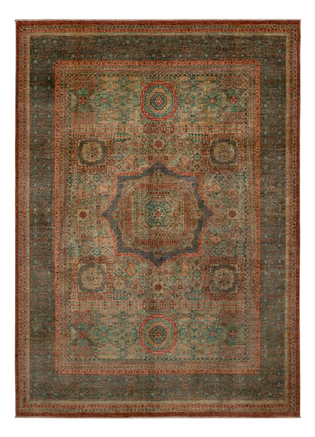 Ziegler Teppich - Ariana - 344 x 249 cm - dunkelgrün
