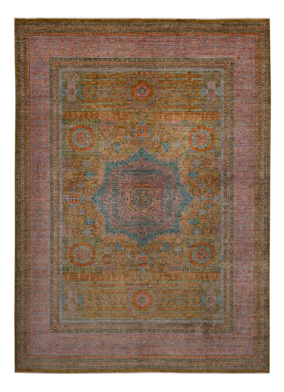 Ziegler Teppich - Ariana - 373 x 275 cm - dunkelgrün
