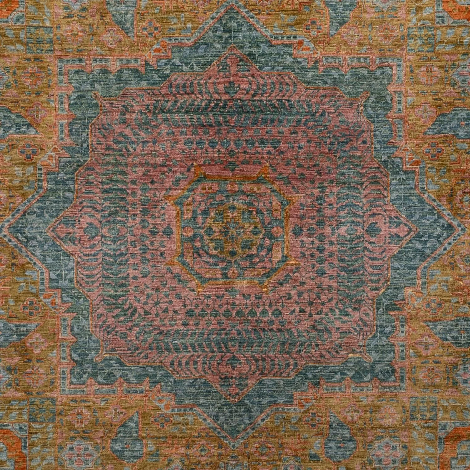 Ziegler Teppich - Ariana - 373 x 275 cm - dunkelgrün - Image 2