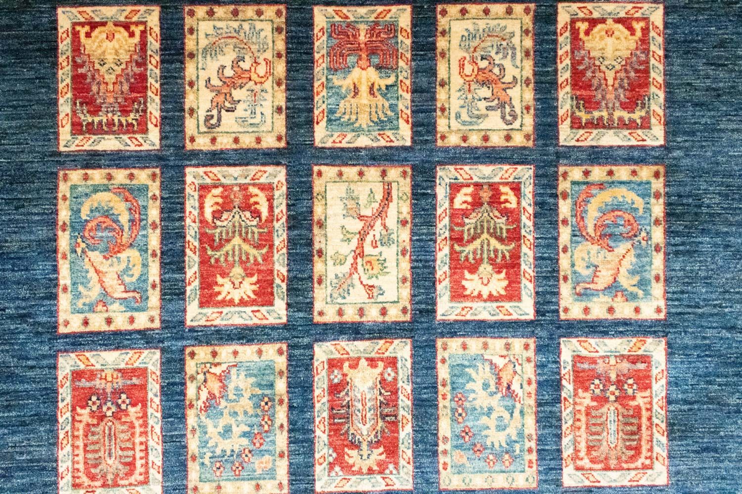 Ziegler teppich - Bachtiari 206 x 150 cm - blau - Image 2