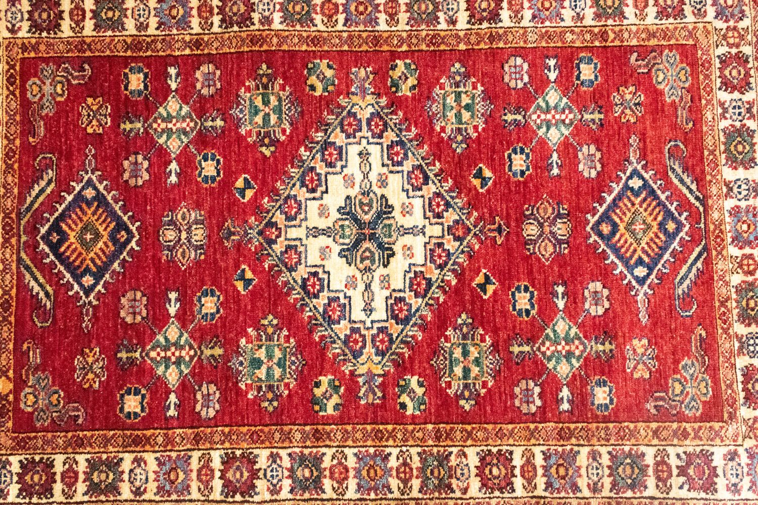 Ziegler Teppich - Kazak 126 x 87 cm - rot - Image 2