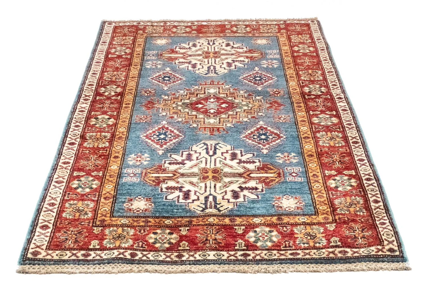Ziegler Teppich - Kazak 157 x 102 cm - hellblau - Image 5
