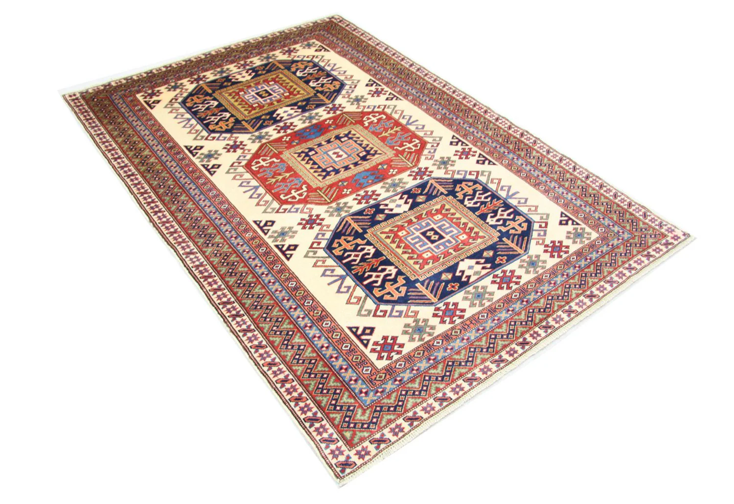 Ziegler Teppich - Kazak 182 x 125 cm - beige - Image 4